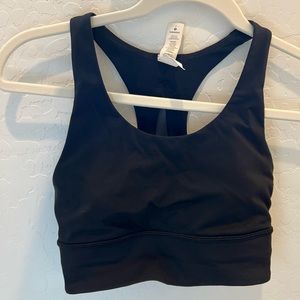 Lululemon Sports Bra. Size 4. Black. Padded. Cup size A/B.